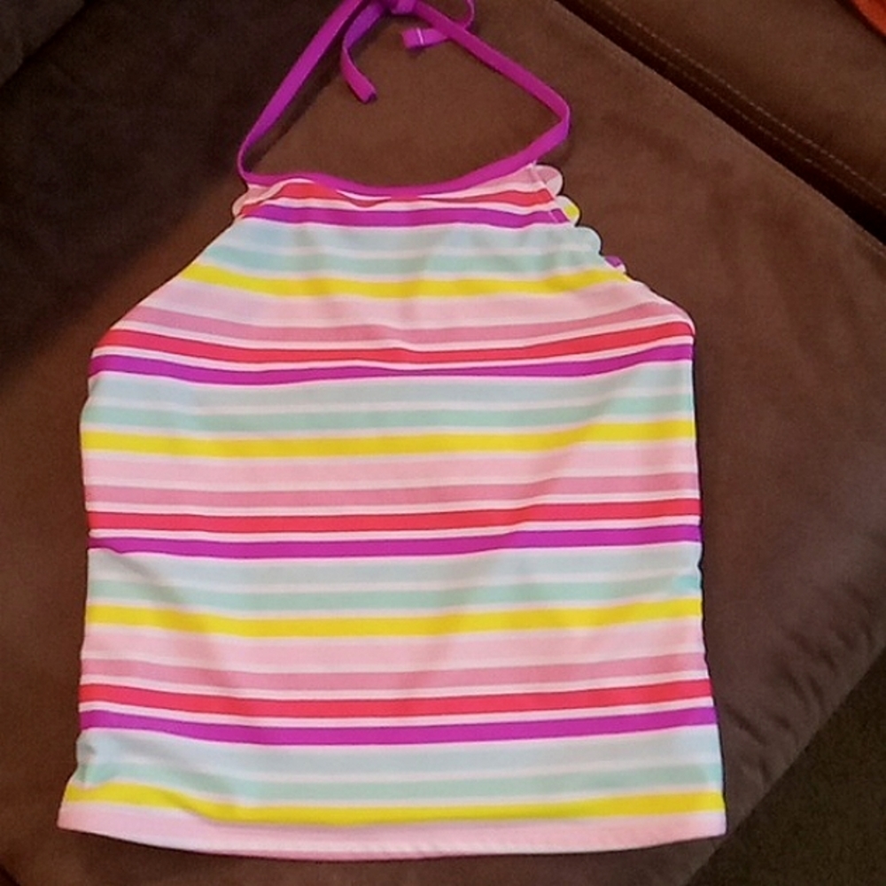 Cat & Jack girls swim top xl (14-16)